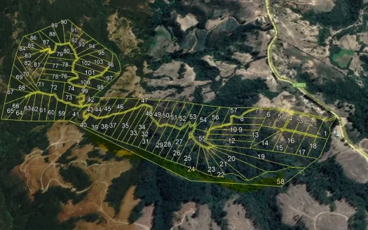 Proyecto inmobiliario completo, 110 lotes.